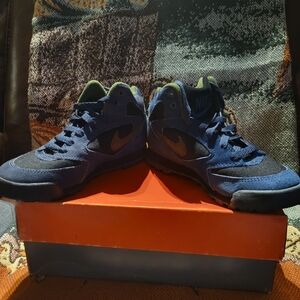 Nike Boys  Blue and Black Athletic Shoes